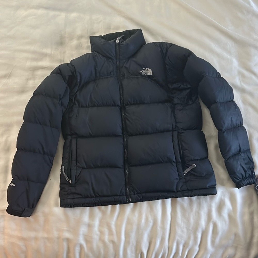 The North Face women’s puff winter coat, size large, black